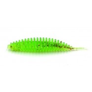 Силіконова приманка на хижу рибу, Taipan Maggot, 1,7 дюйма, 20шт/уп, колір №08 Green neon